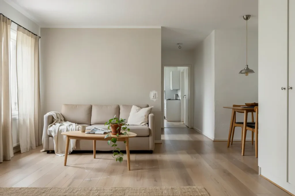 l genhetsrenovering med nya ytskikt och elinstallation i skomakarbyn vendels